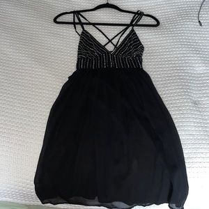 Zara Black Beaded Dress